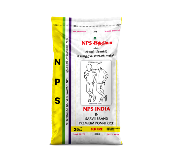 Premium Ponni Rice NPS-Master (25kg) Bag